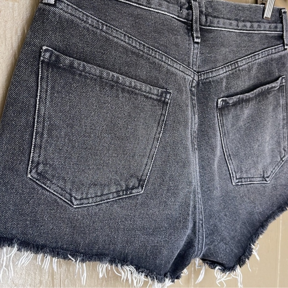 AGOLDE Women's Black Denim Shorts - Picture 4 of 10